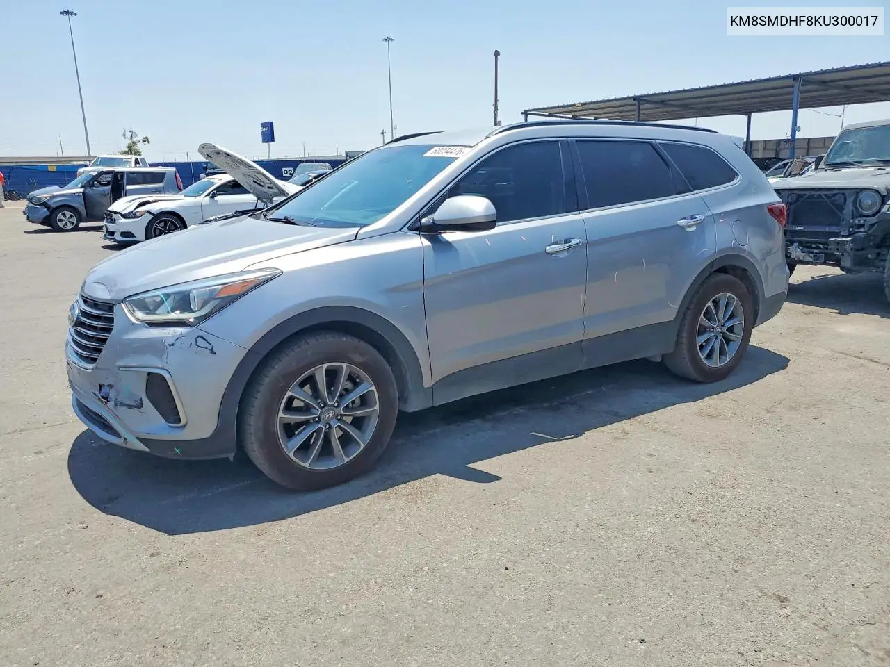 2019 Hyundai Santa Fe Xl Se VIN: KM8SMDHF8KU300017 Lot: 60234476
