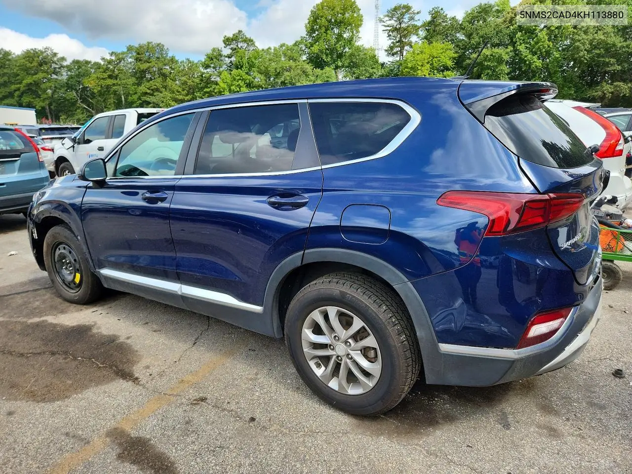2019 Hyundai Santa Fe VIN: 5NMS2CAD4KH113880 Lot: 60898976