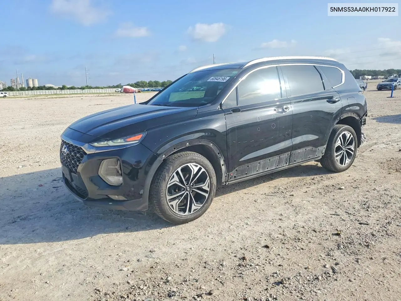 2019 Hyundai Santa Fe Ultimate 2.0T VIN: 5NMS53AA0KH017922 Lot: 60946196