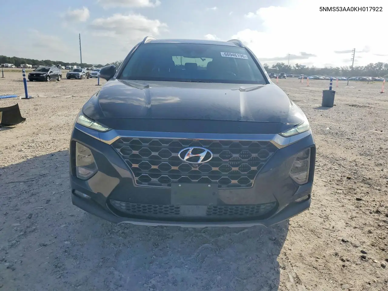 2019 Hyundai Santa Fe Ultimate 2.0T VIN: 5NMS53AA0KH017922 Lot: 60946196
