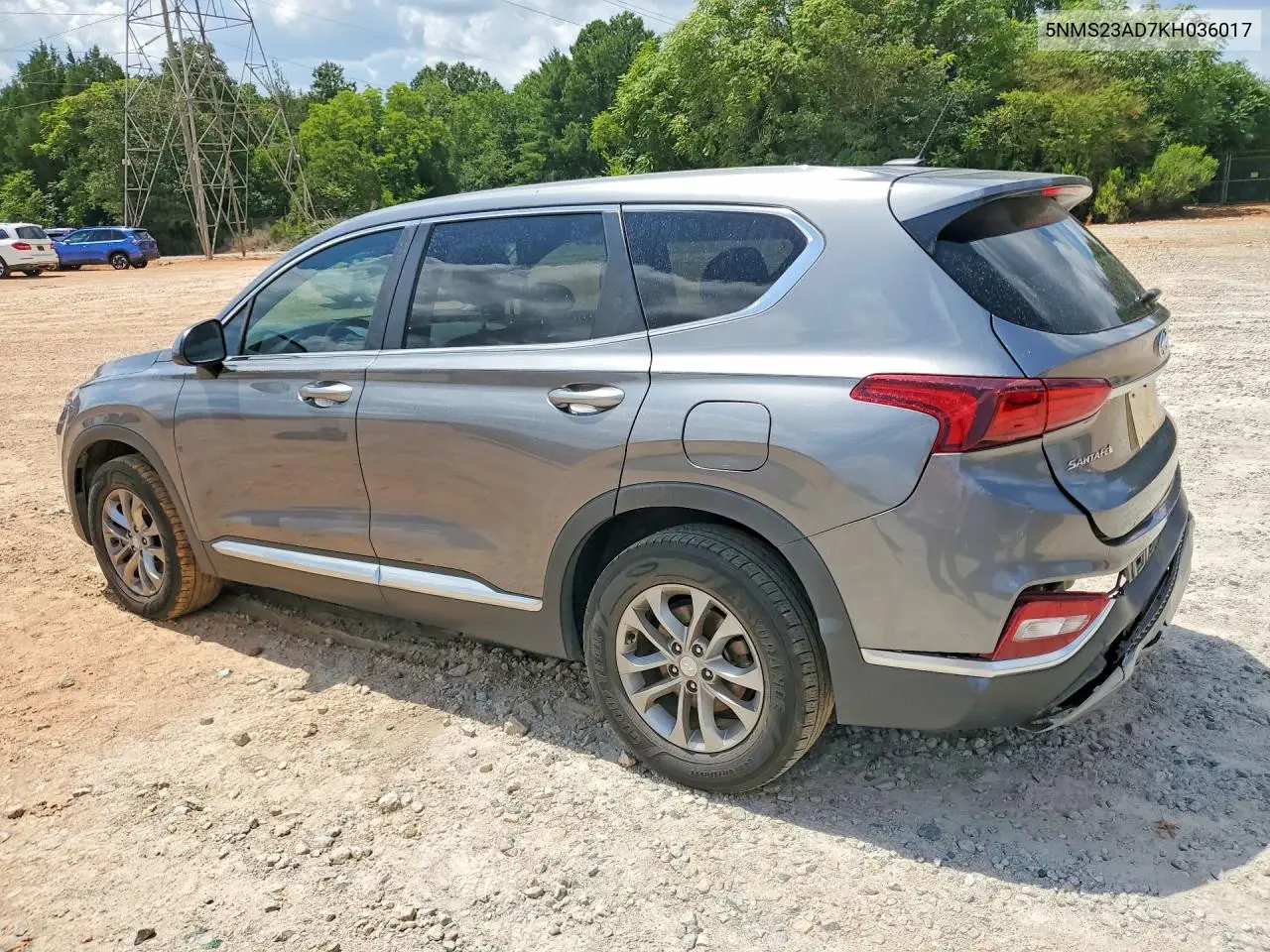 2019 Hyundai Santa Fe Se VIN: 5NMS23AD7KH036017 Lot: 61332926