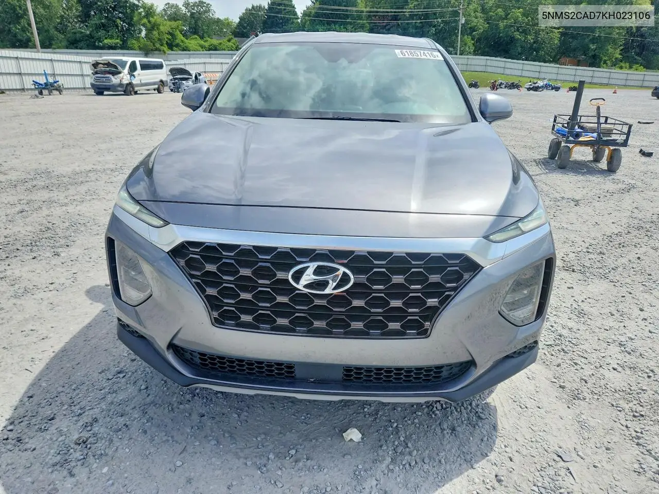 2019 Hyundai Santa Fe Se VIN: 5NMS2CAD7KH023106 Lot: 61857416