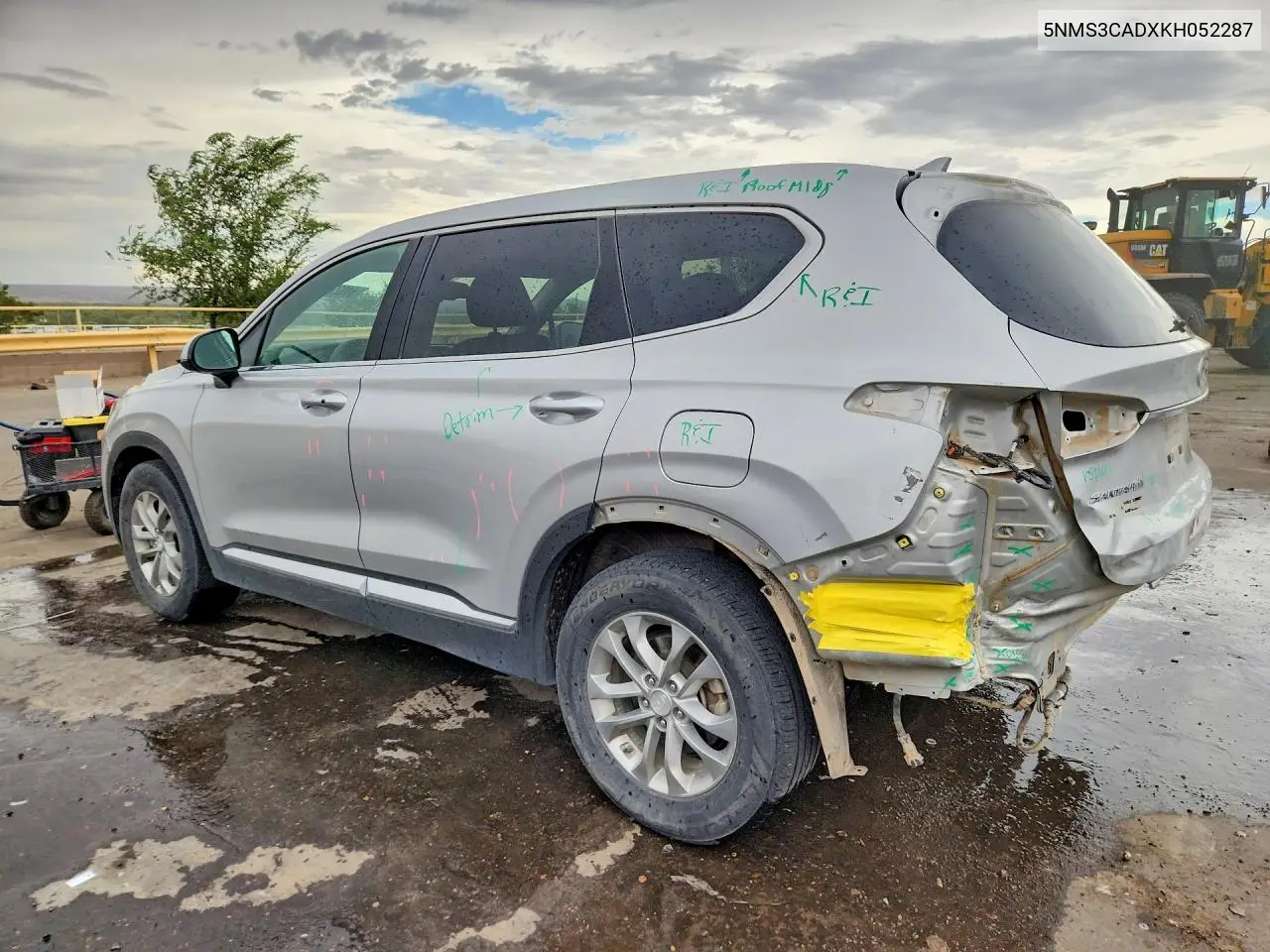 2019 Hyundai Santa Fe Sel 2.4L VIN: 5NMS3CADXKH052287 Lot: 61927596