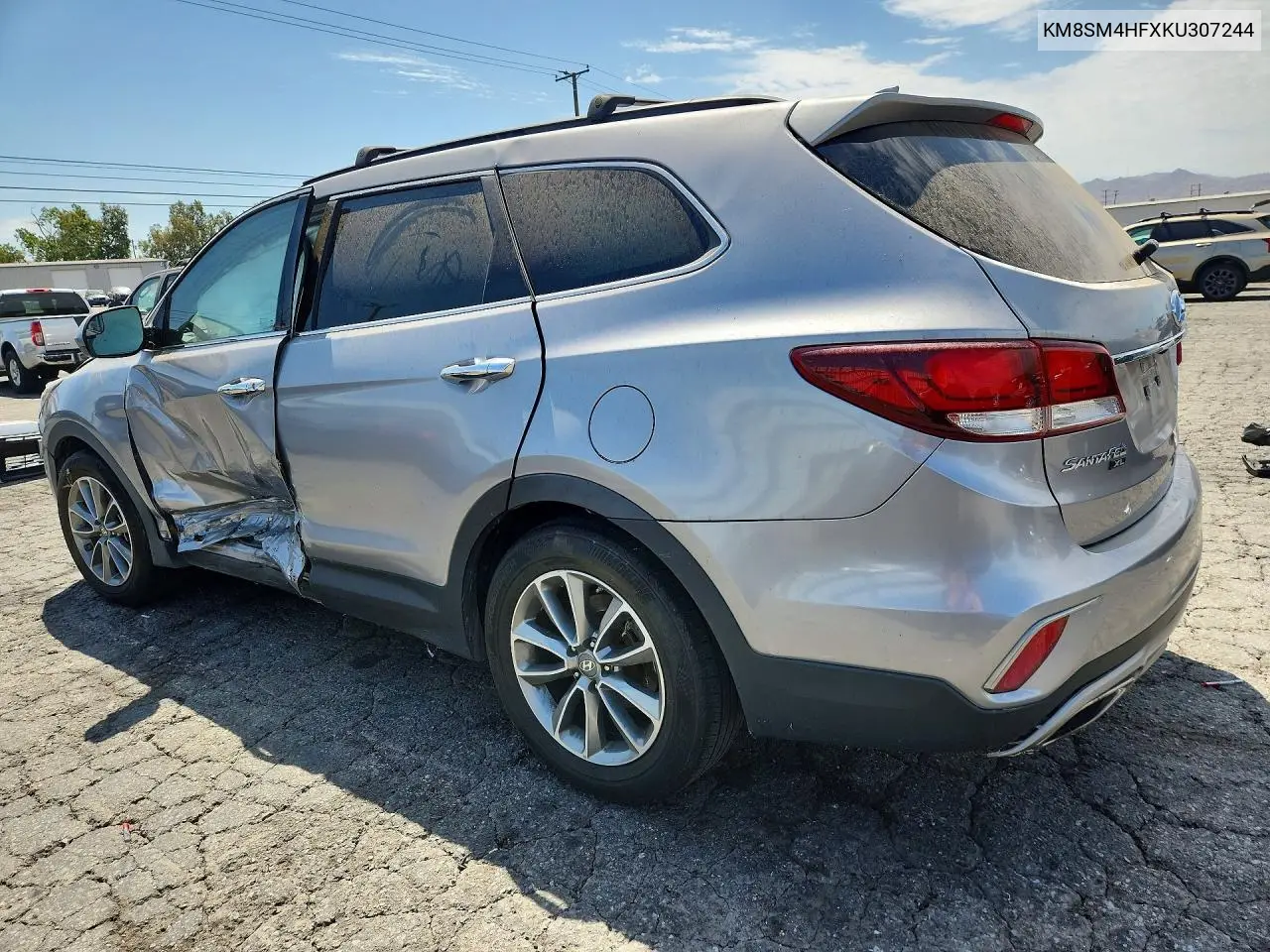 2019 Hyundai Santa Fe Xl Se VIN: KM8SM4HFXKU307244 Lot: 62066726