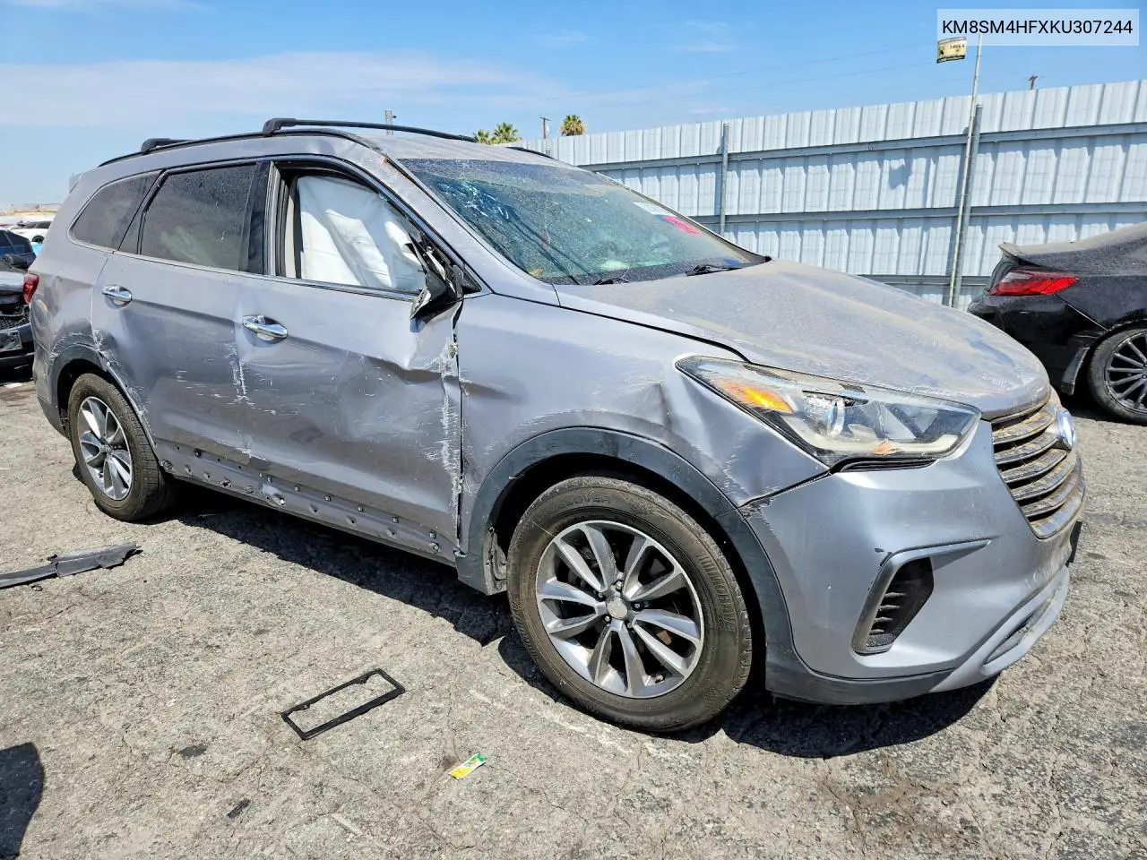 2019 Hyundai Santa Fe Xl Se VIN: KM8SM4HFXKU307244 Lot: 62066726