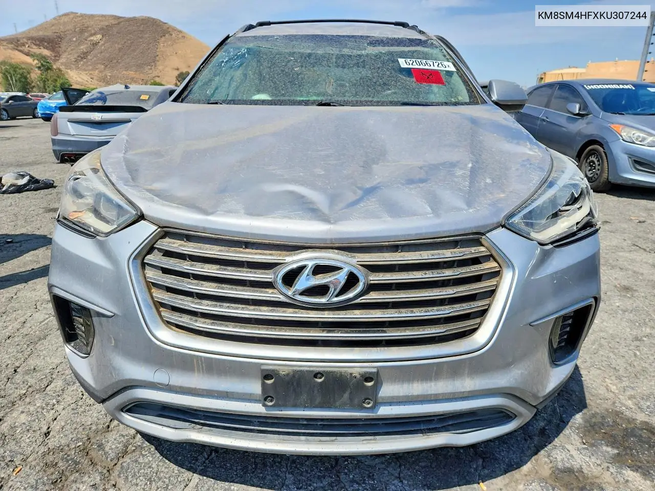 2019 Hyundai Santa Fe Xl Se VIN: KM8SM4HFXKU307244 Lot: 62066726