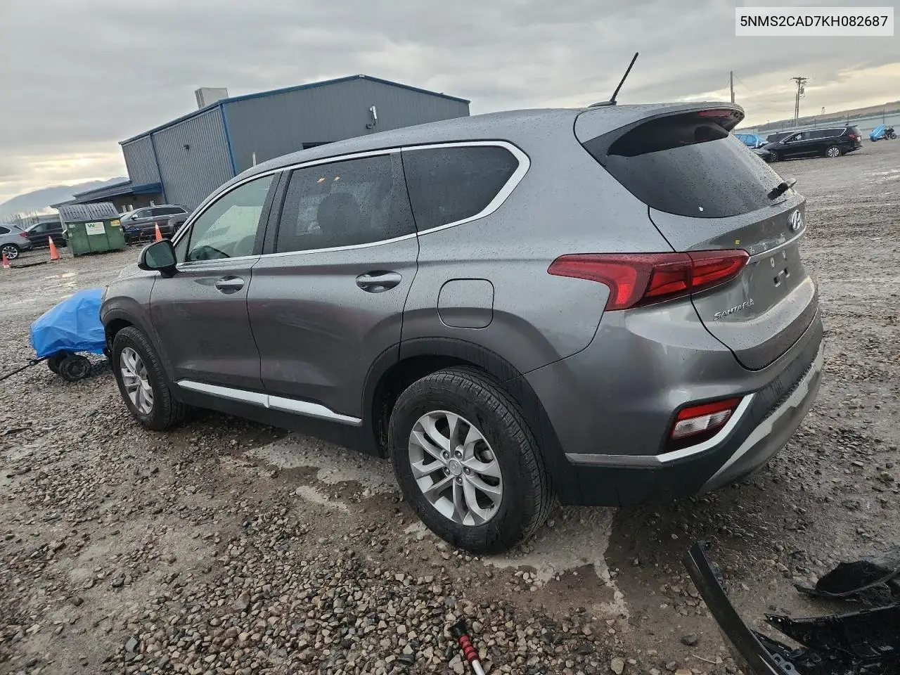 5NMS2CAD7KH082687 2019 Hyundai Santa Fe Se