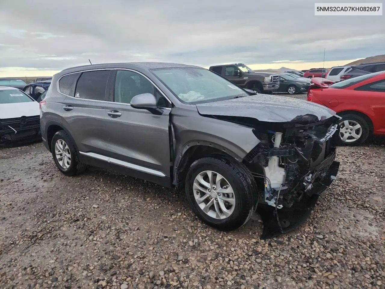 5NMS2CAD7KH082687 2019 Hyundai Santa Fe Se