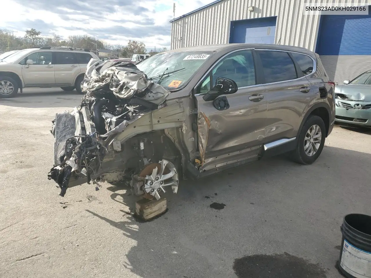 5NMS23AD0KH029166 2019 Hyundai Santa Fe Se