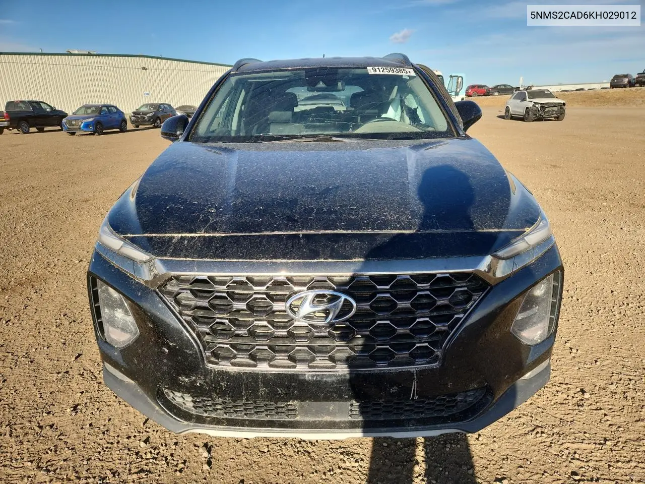 5NMS2CAD6KH029012 2019 Hyundai Santa Fe Se