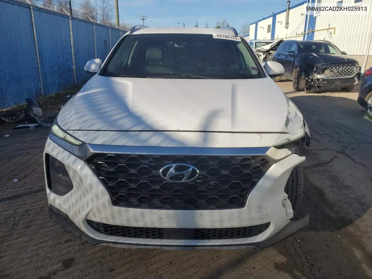 5NMS2CAD2KH025913 2019 Hyundai Santa Fe Se