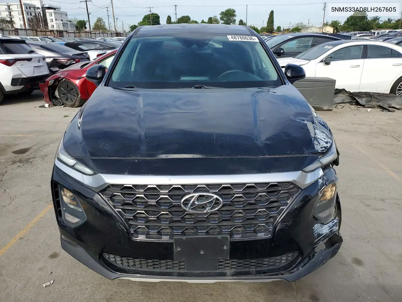 5NMS33AD8LH267605 2020 Hyundai Santa Fe Sel