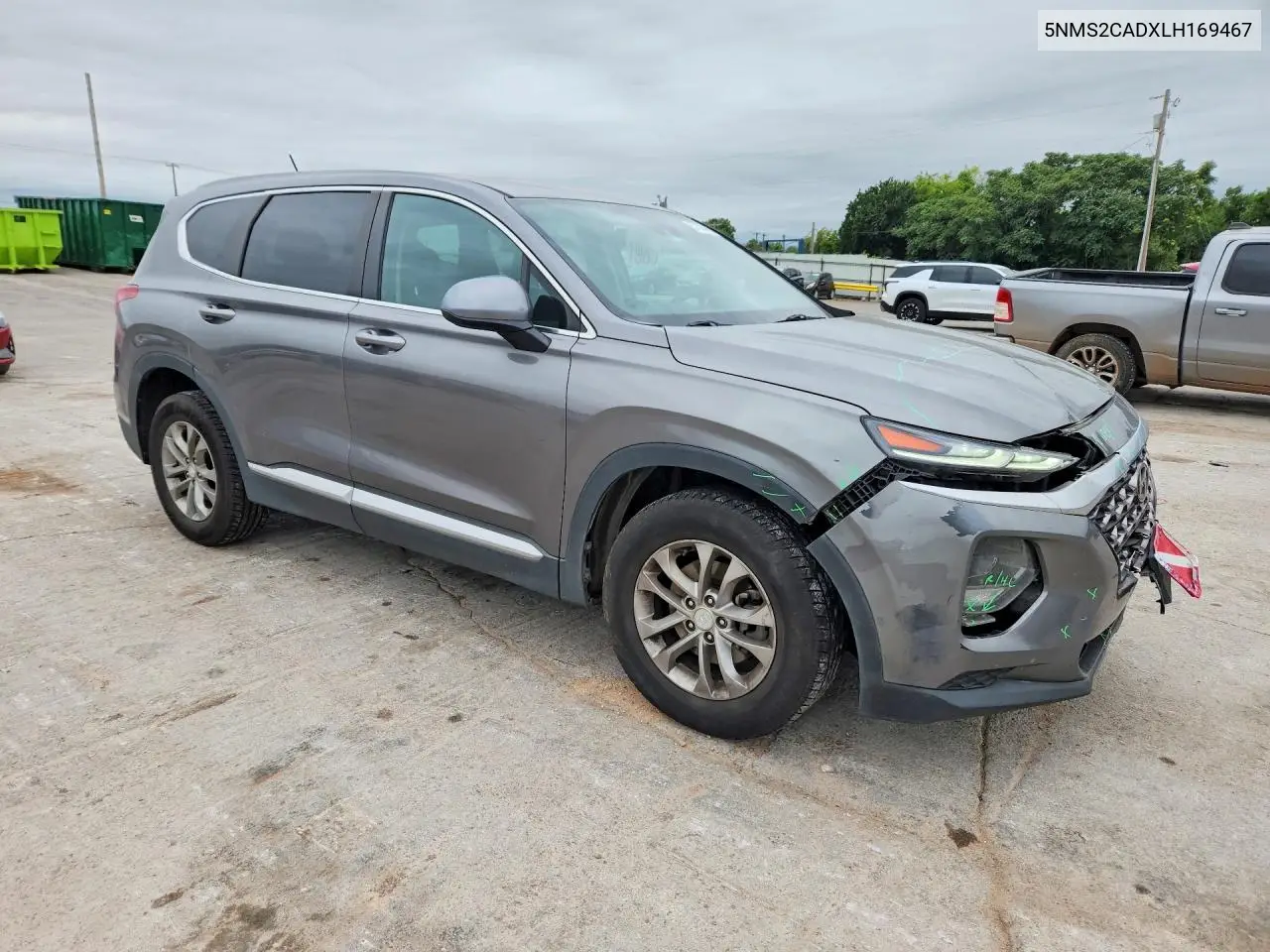 2020 Hyundai Santa Fe Se VIN: 5NMS2CADXLH169467 Lot: 57303096