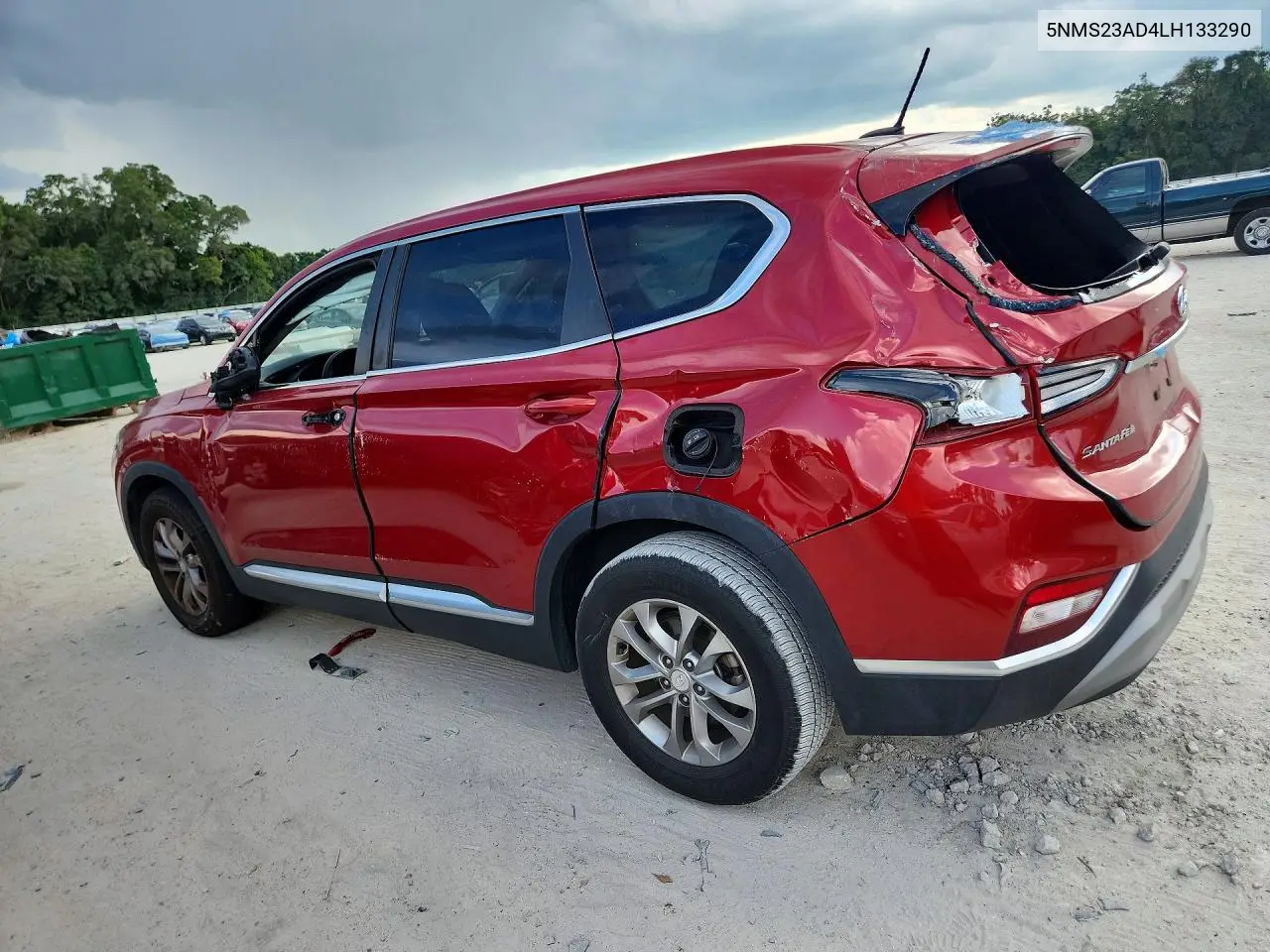 2020 Hyundai Santa Fe Se VIN: 5NMS23AD4LH133290 Lot: 58633516