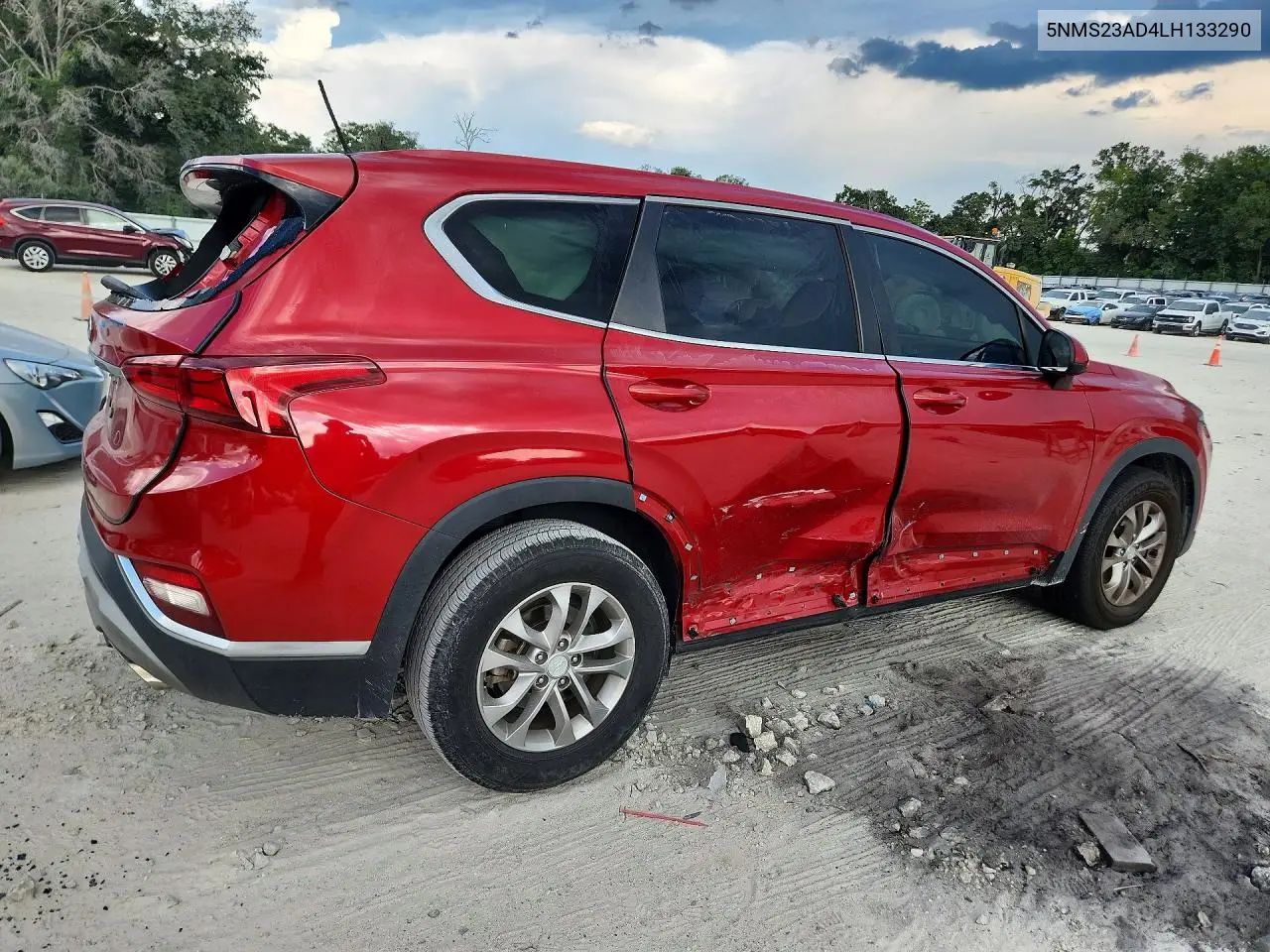 2020 Hyundai Santa Fe Se VIN: 5NMS23AD4LH133290 Lot: 58633516