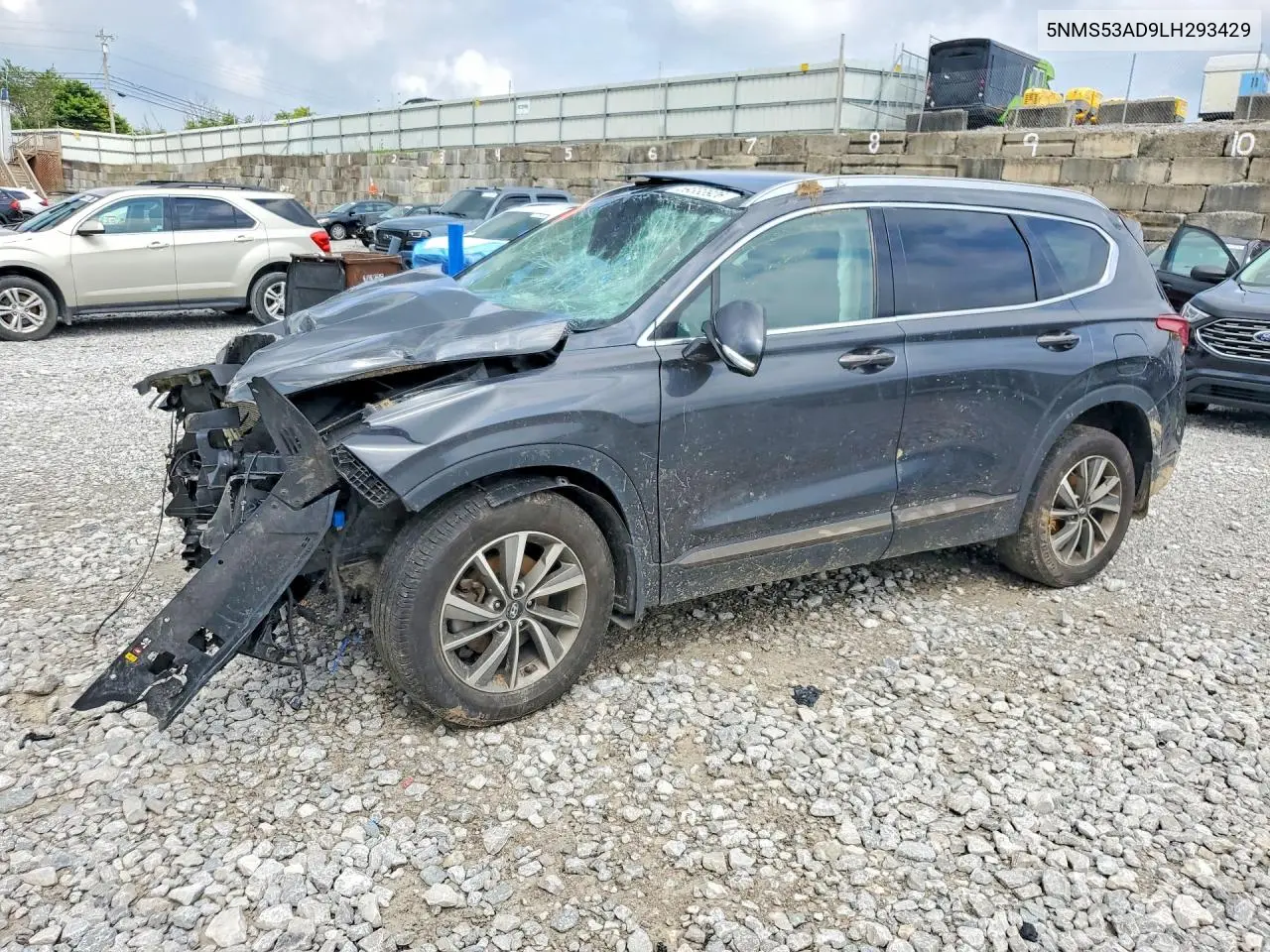2020 Hyundai Santa Fe Limited VIN: 5NMS53AD9LH293429 Lot: 59333926