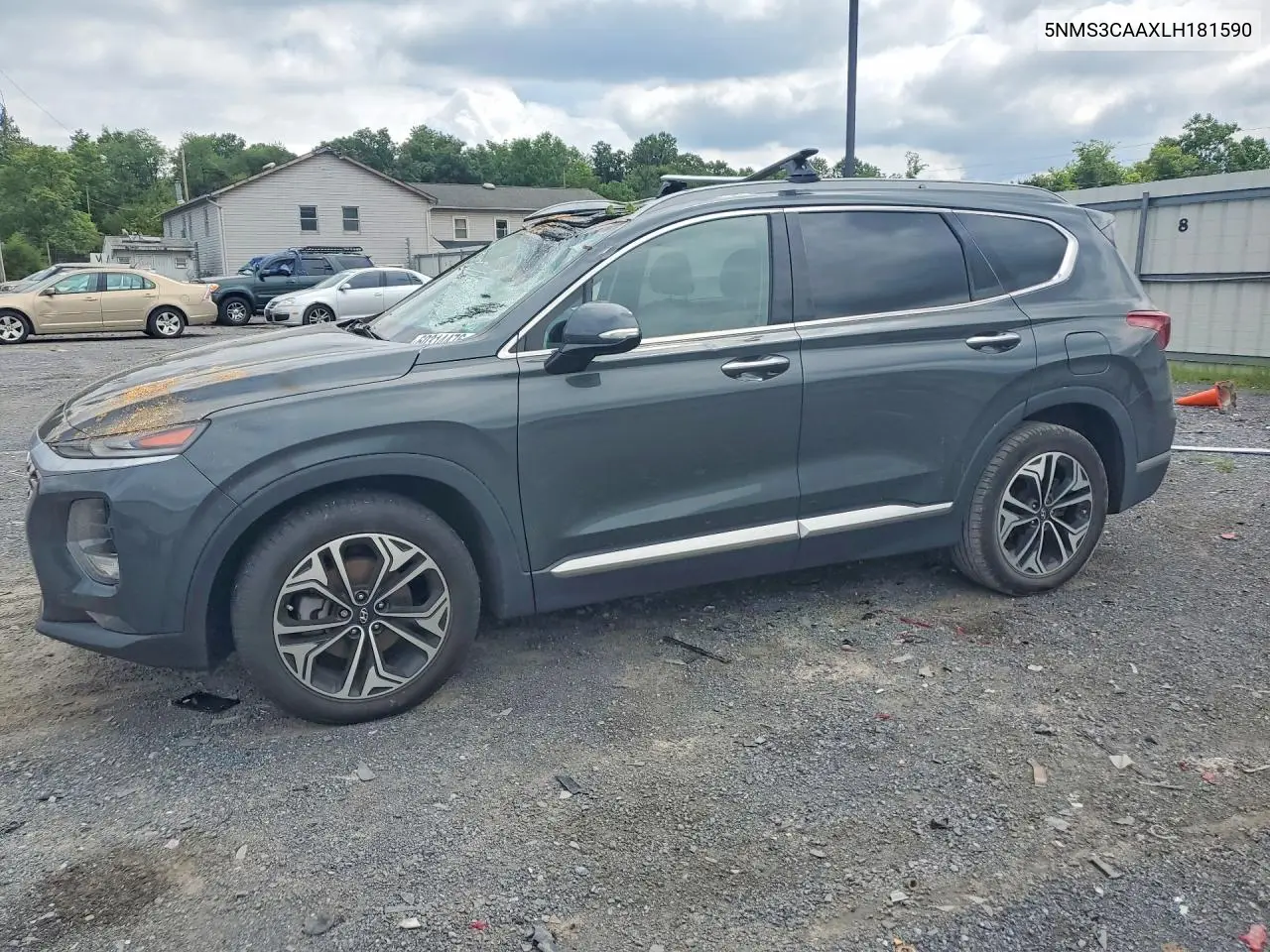 2020 Hyundai Santa Fe Sel 2.0T VIN: 5NMS3CAAXLH181590 Lot: 60314476