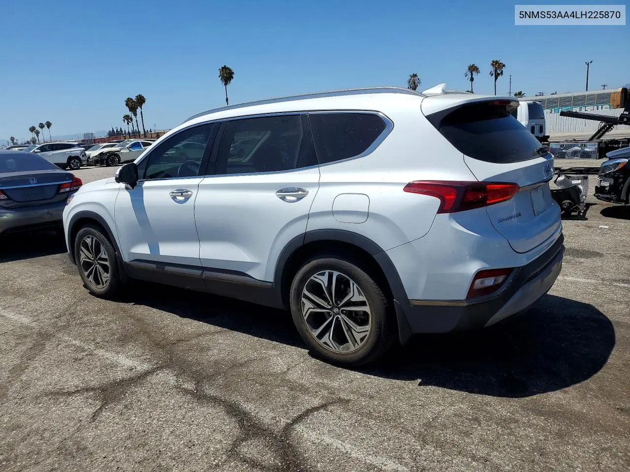 2020 Hyundai Santa Fe Limited 2.0T VIN: 5NMS53AA4LH225870 Lot: 60431646