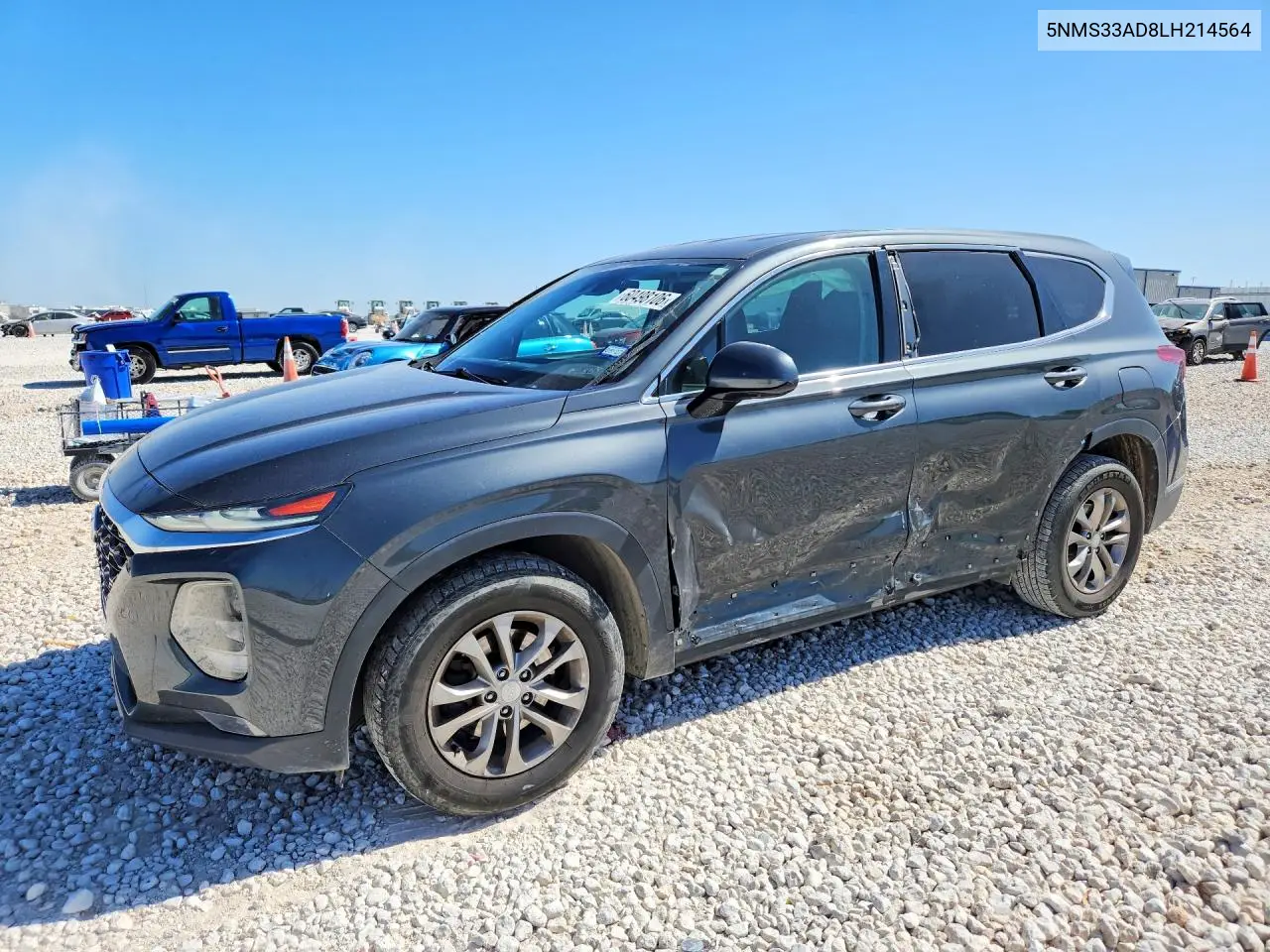 2020 Hyundai Santa Fe Sel VIN: 5NMS33AD8LH214564 Lot: 60498106