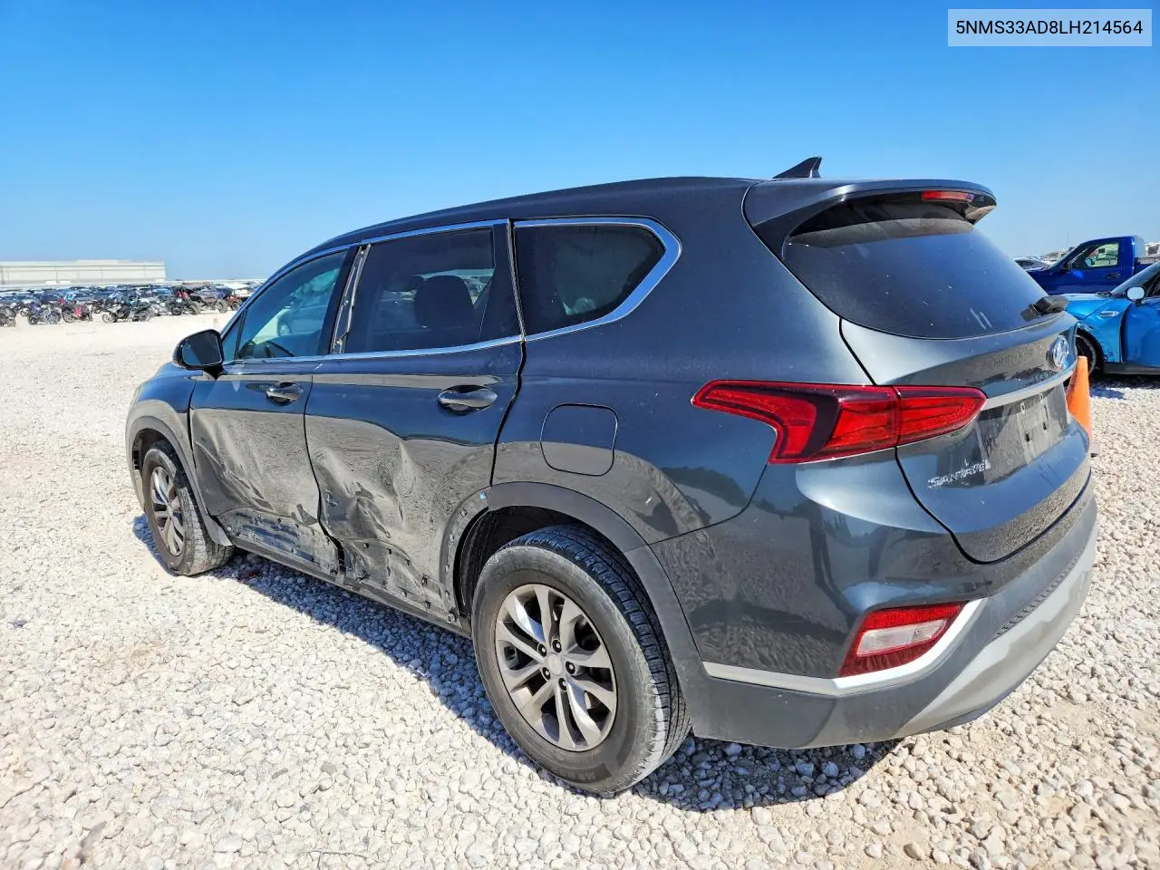 2020 Hyundai Santa Fe Sel VIN: 5NMS33AD8LH214564 Lot: 60498106