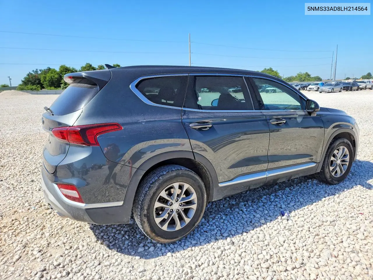 2020 Hyundai Santa Fe Sel VIN: 5NMS33AD8LH214564 Lot: 60498106