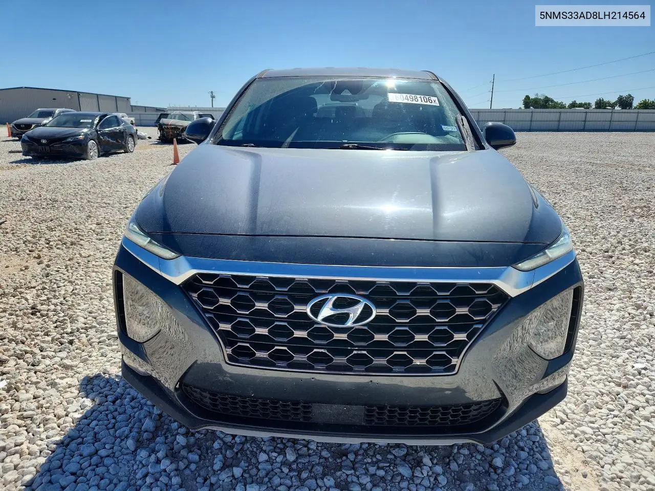 2020 Hyundai Santa Fe Sel VIN: 5NMS33AD8LH214564 Lot: 60498106