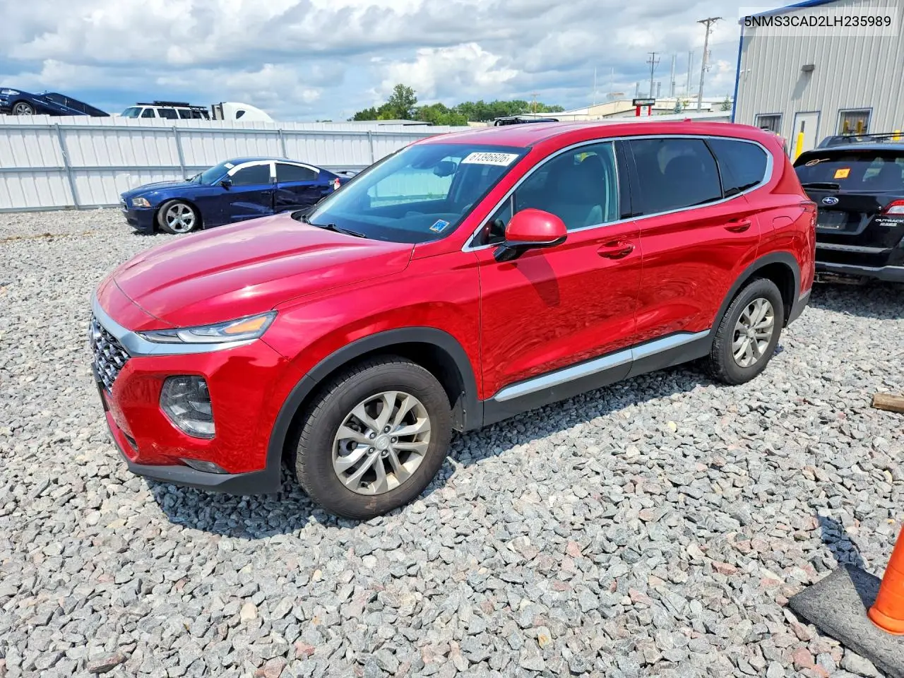 2020 Hyundai Santa Fe Sel VIN: 5NMS3CAD2LH235989 Lot: 61396606