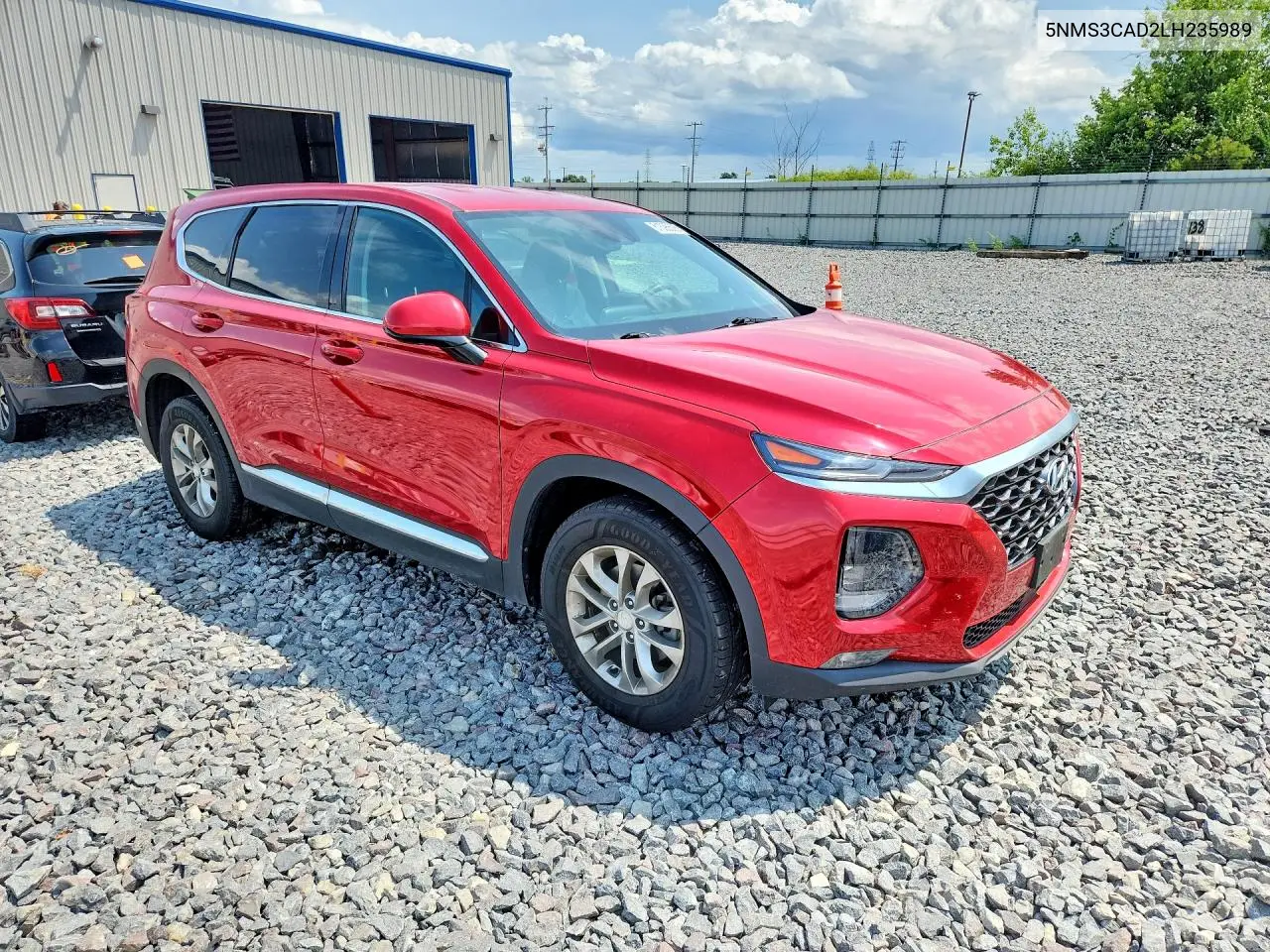 2020 Hyundai Santa Fe Sel VIN: 5NMS3CAD2LH235989 Lot: 61396606