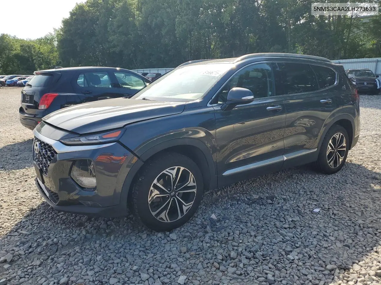 2020 Hyundai Santa Fe Sel 2.0T VIN: 5NMS3CAA2LH273633 Lot: 61696716