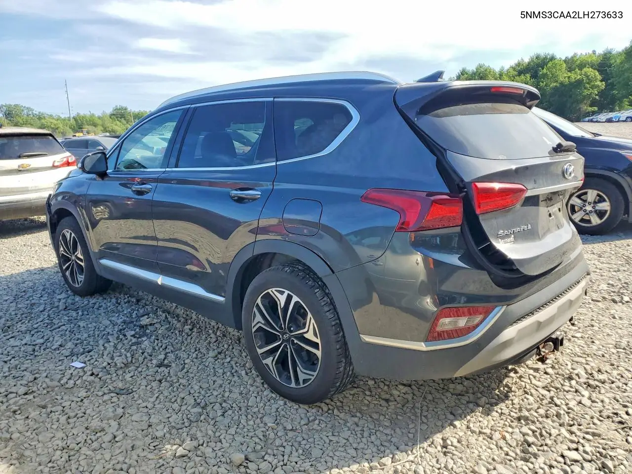 2020 Hyundai Santa Fe Sel 2.0T VIN: 5NMS3CAA2LH273633 Lot: 61696716