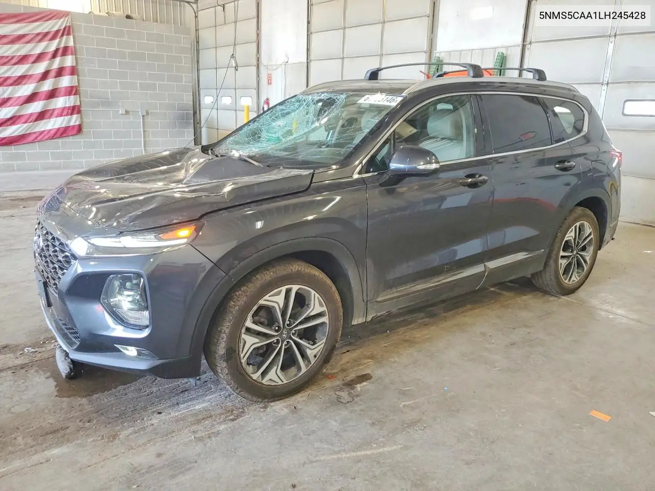 2020 Hyundai Santa Fe Limited 2.0T VIN: 5NMS5CAA1LH245428 Lot: 61735146
