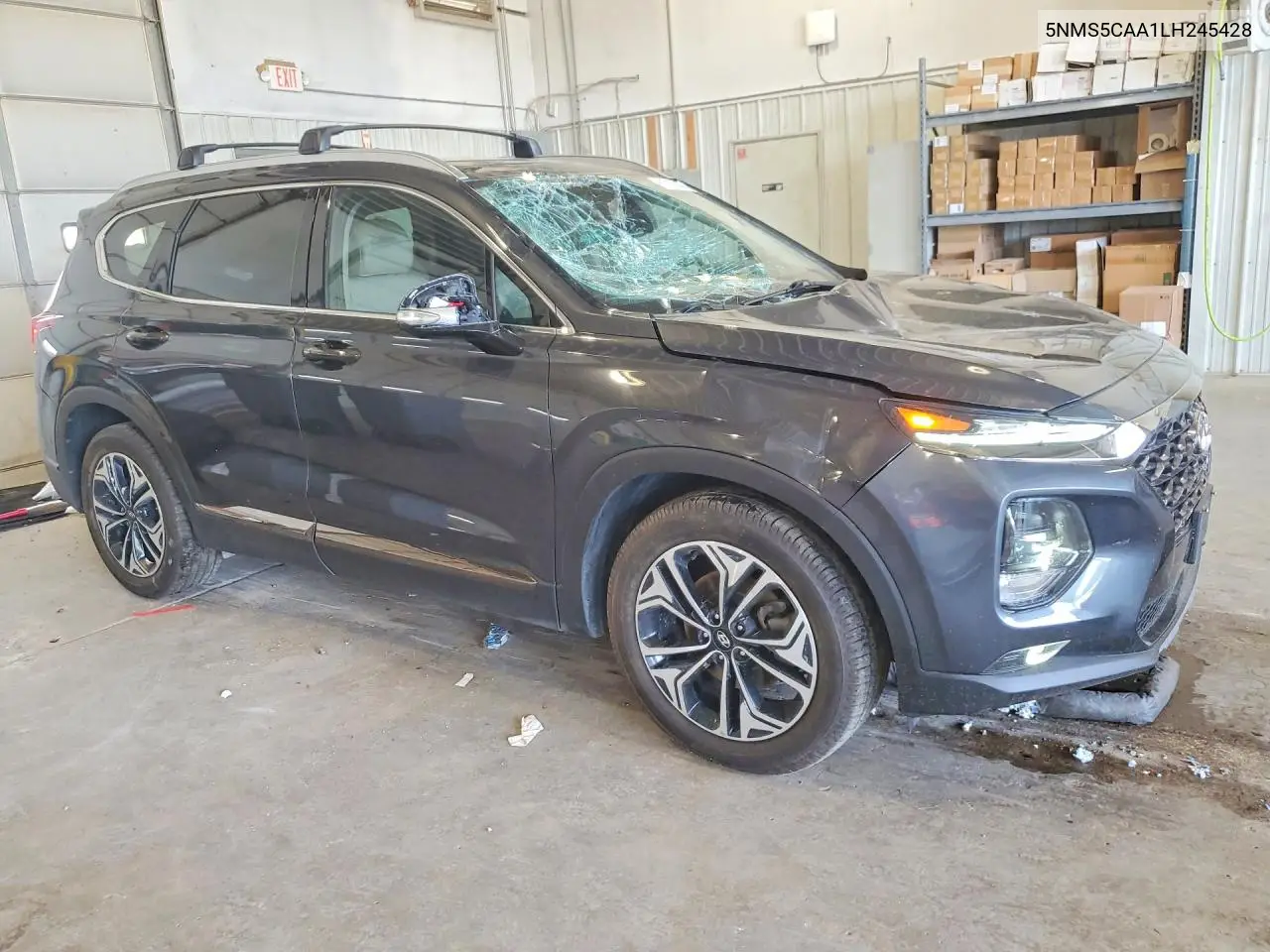 2020 Hyundai Santa Fe Limited 2.0T VIN: 5NMS5CAA1LH245428 Lot: 61735146