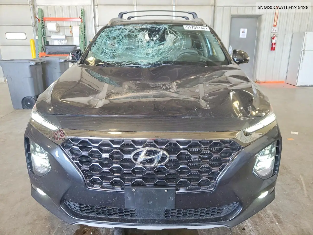 2020 Hyundai Santa Fe Limited 2.0T VIN: 5NMS5CAA1LH245428 Lot: 61735146