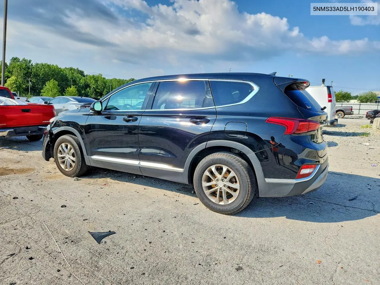 2020 Hyundai Santa Fe Sel VIN: 5NMS33AD5LH190403 Lot: 62145466