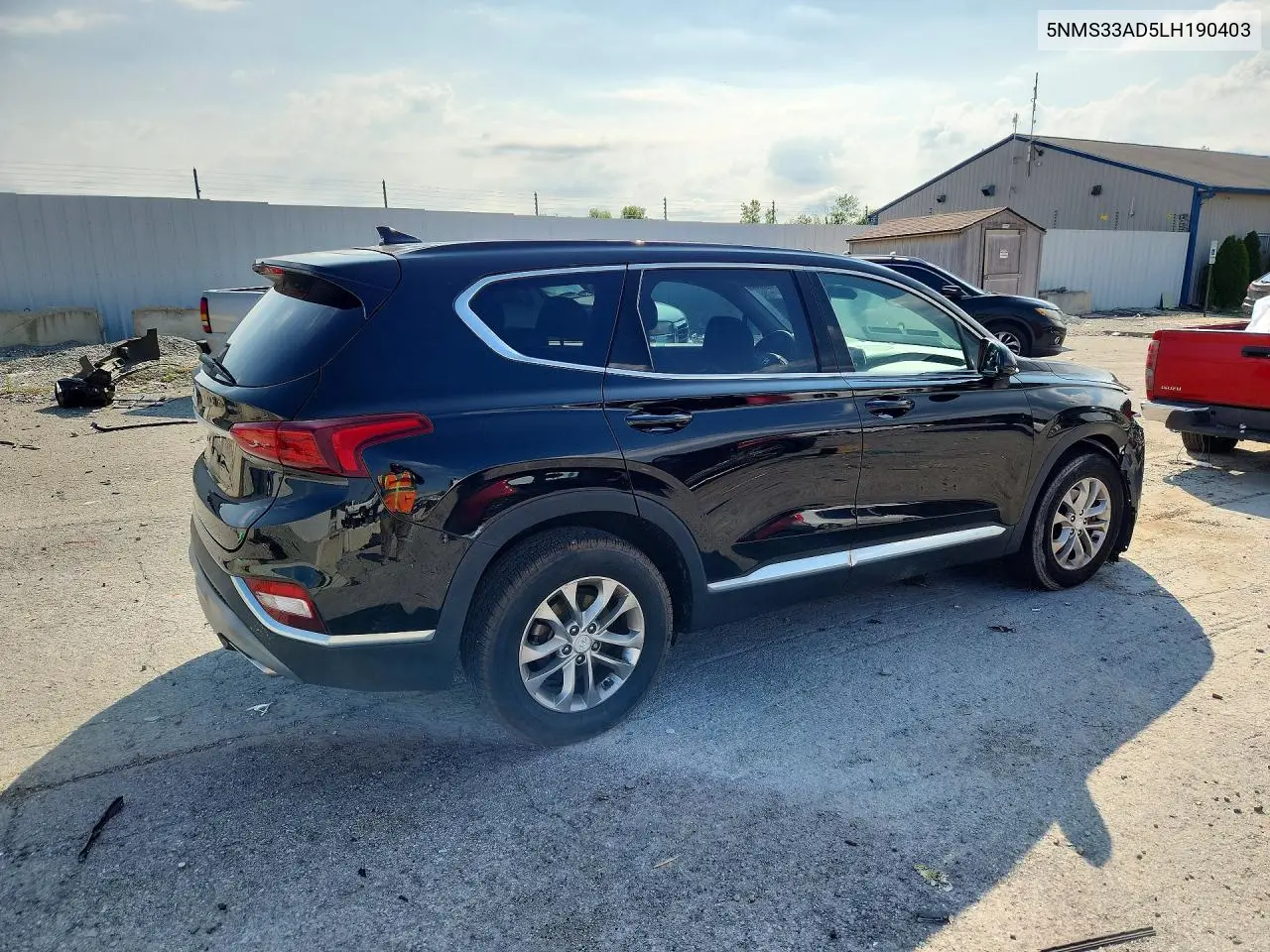 2020 Hyundai Santa Fe Sel VIN: 5NMS33AD5LH190403 Lot: 62145466