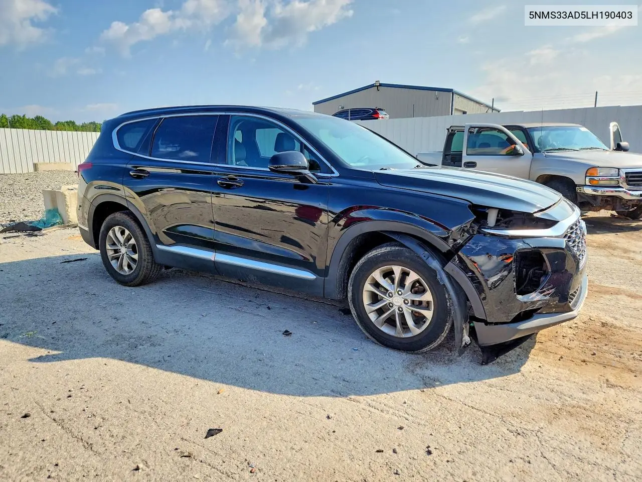 2020 Hyundai Santa Fe Sel VIN: 5NMS33AD5LH190403 Lot: 62145466