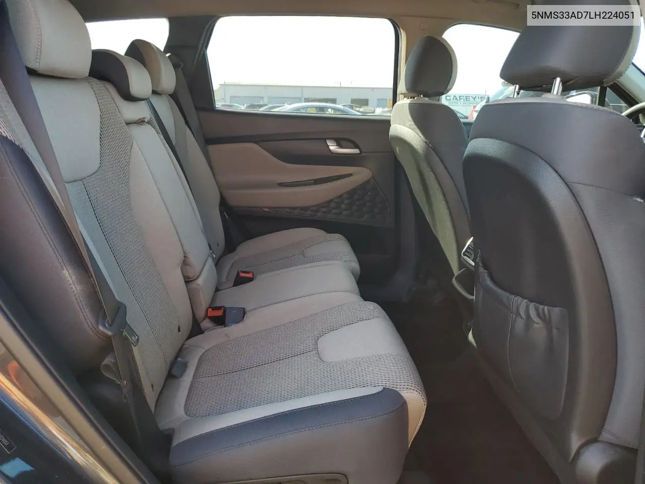 2020 Hyundai Santa Fe Sel VIN: 5NMS33AD7LH224051 Lot: 89575765