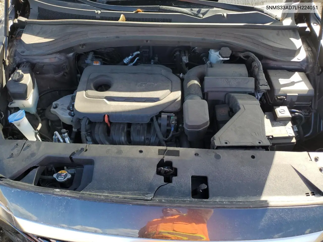 2020 Hyundai Santa Fe Sel VIN: 5NMS33AD7LH224051 Lot: 89575765