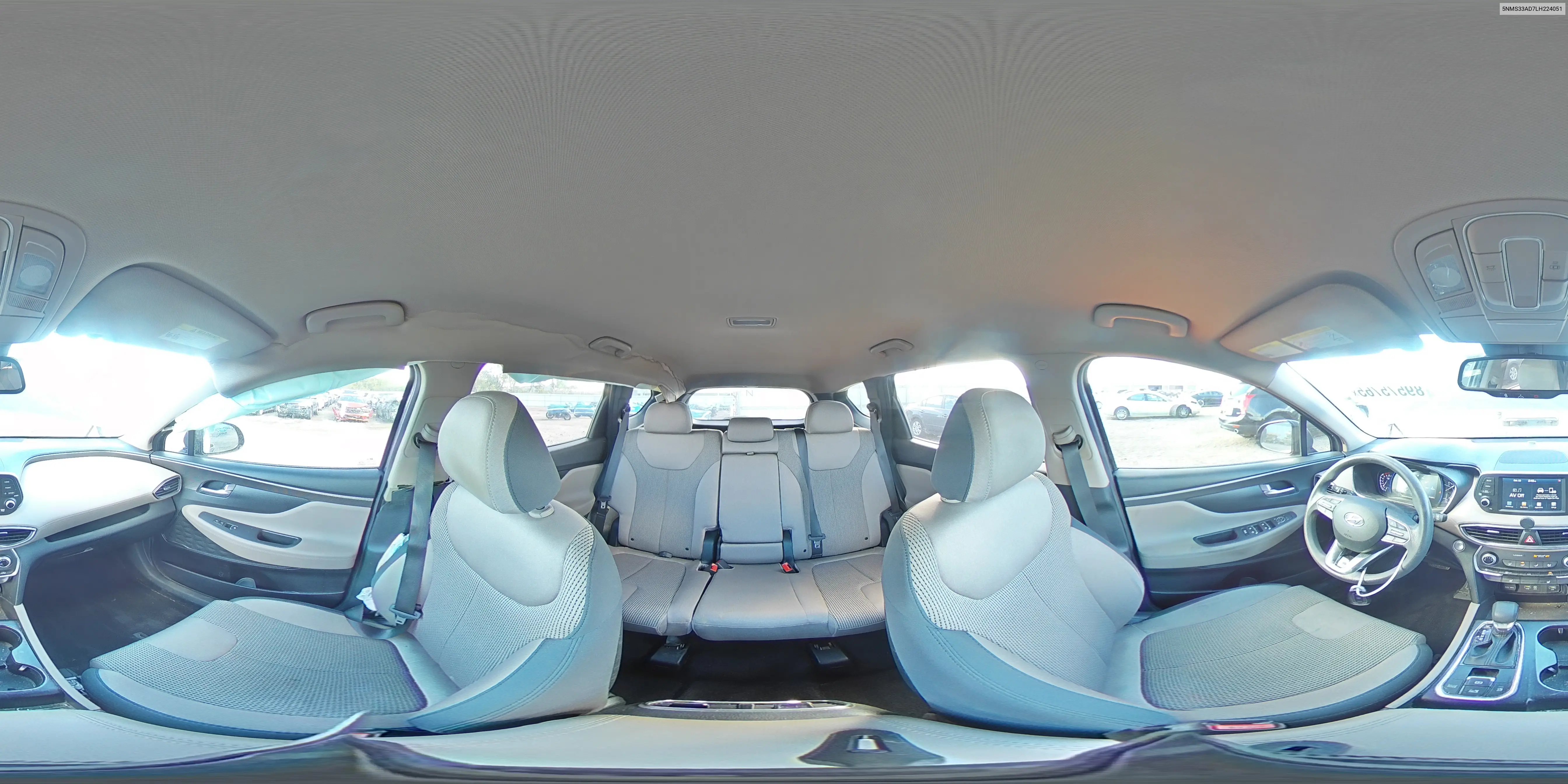 2020 Hyundai Santa Fe Sel VIN: 5NMS33AD7LH224051 Lot: 89575765