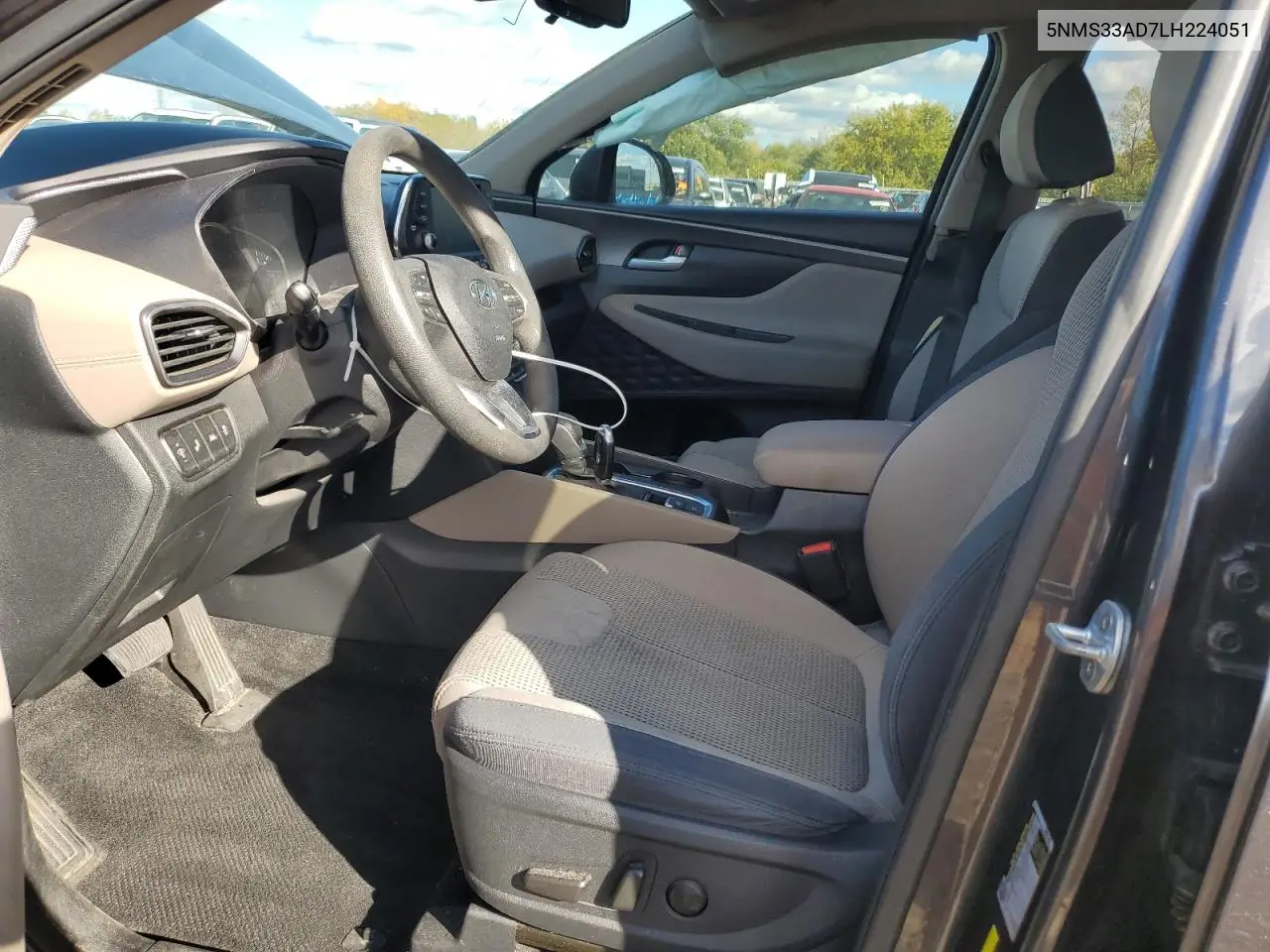 2020 Hyundai Santa Fe Sel VIN: 5NMS33AD7LH224051 Lot: 89575765