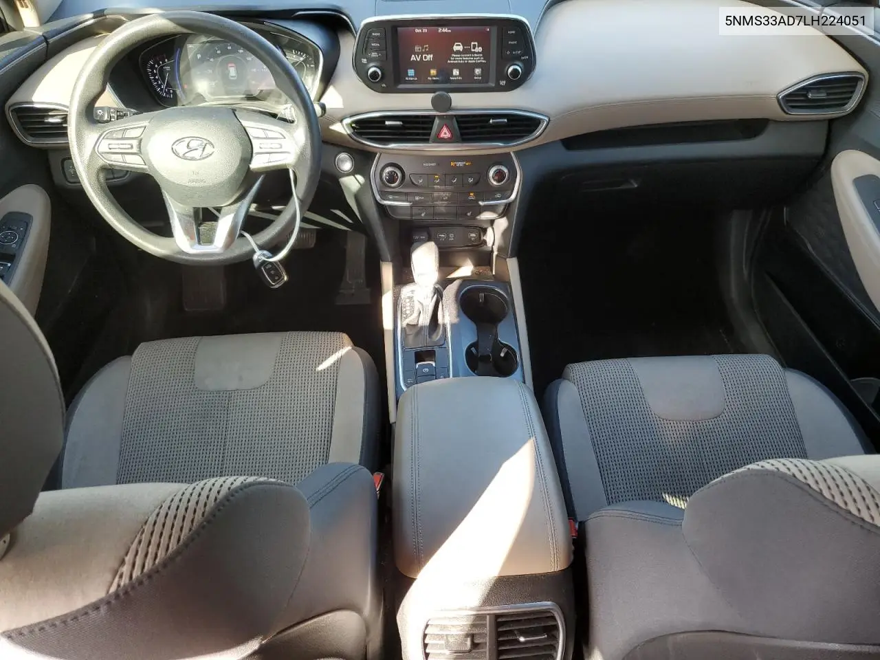 2020 Hyundai Santa Fe Sel VIN: 5NMS33AD7LH224051 Lot: 89575765