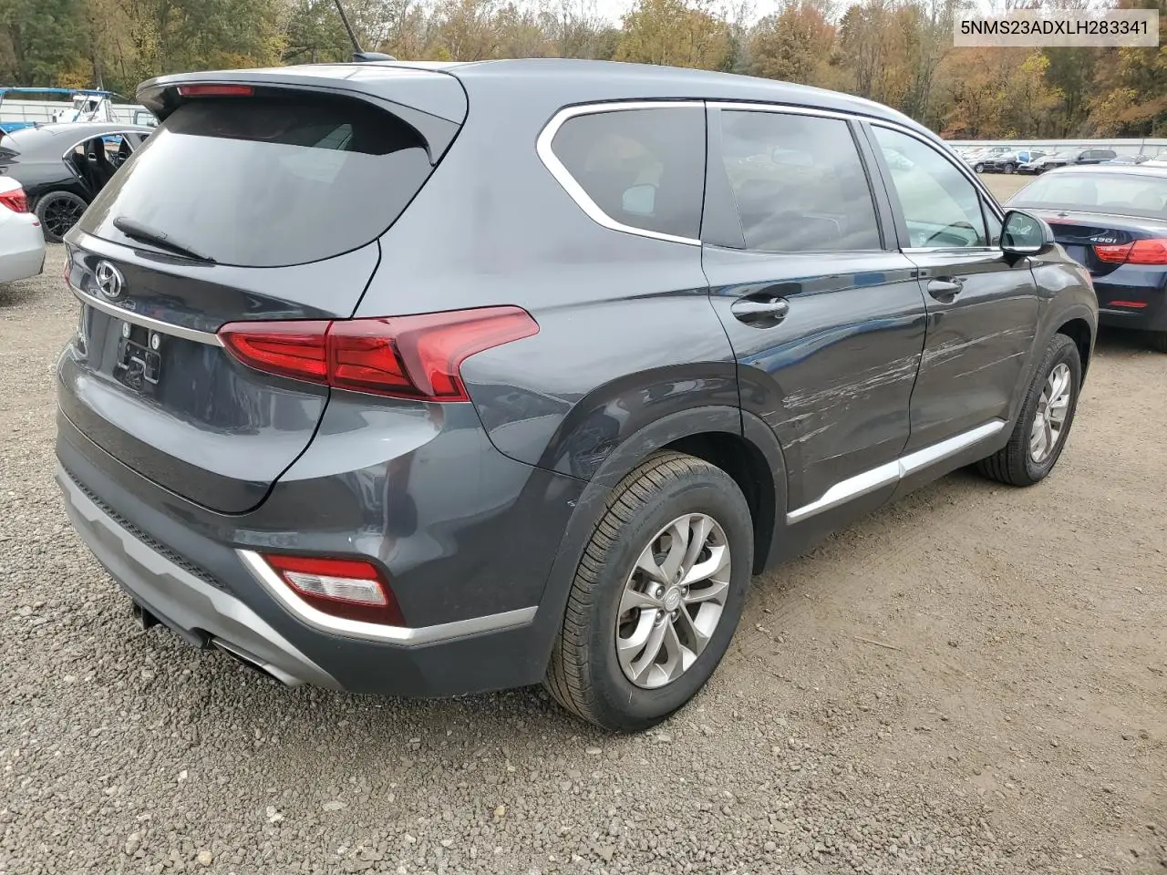 5NMS23ADXLH283341 2020 Hyundai Santa Fe Se