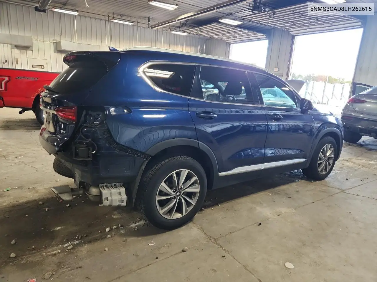 5NMS3CAD8LH262615 2020 Hyundai Santa Fe Sel