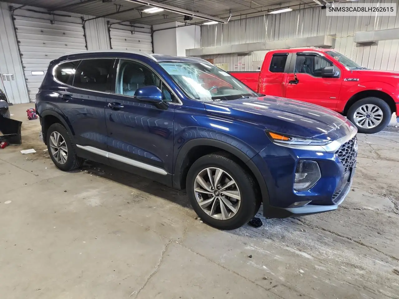 5NMS3CAD8LH262615 2020 Hyundai Santa Fe Sel