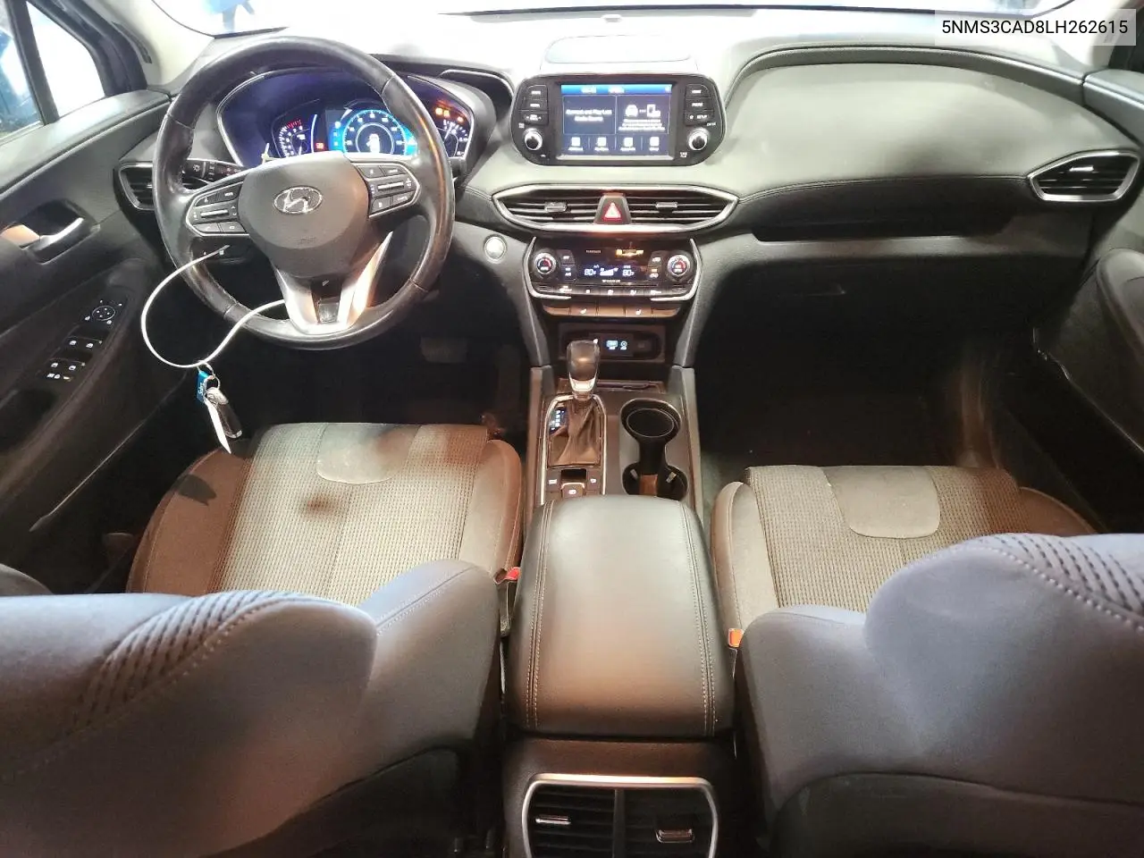 5NMS3CAD8LH262615 2020 Hyundai Santa Fe Sel