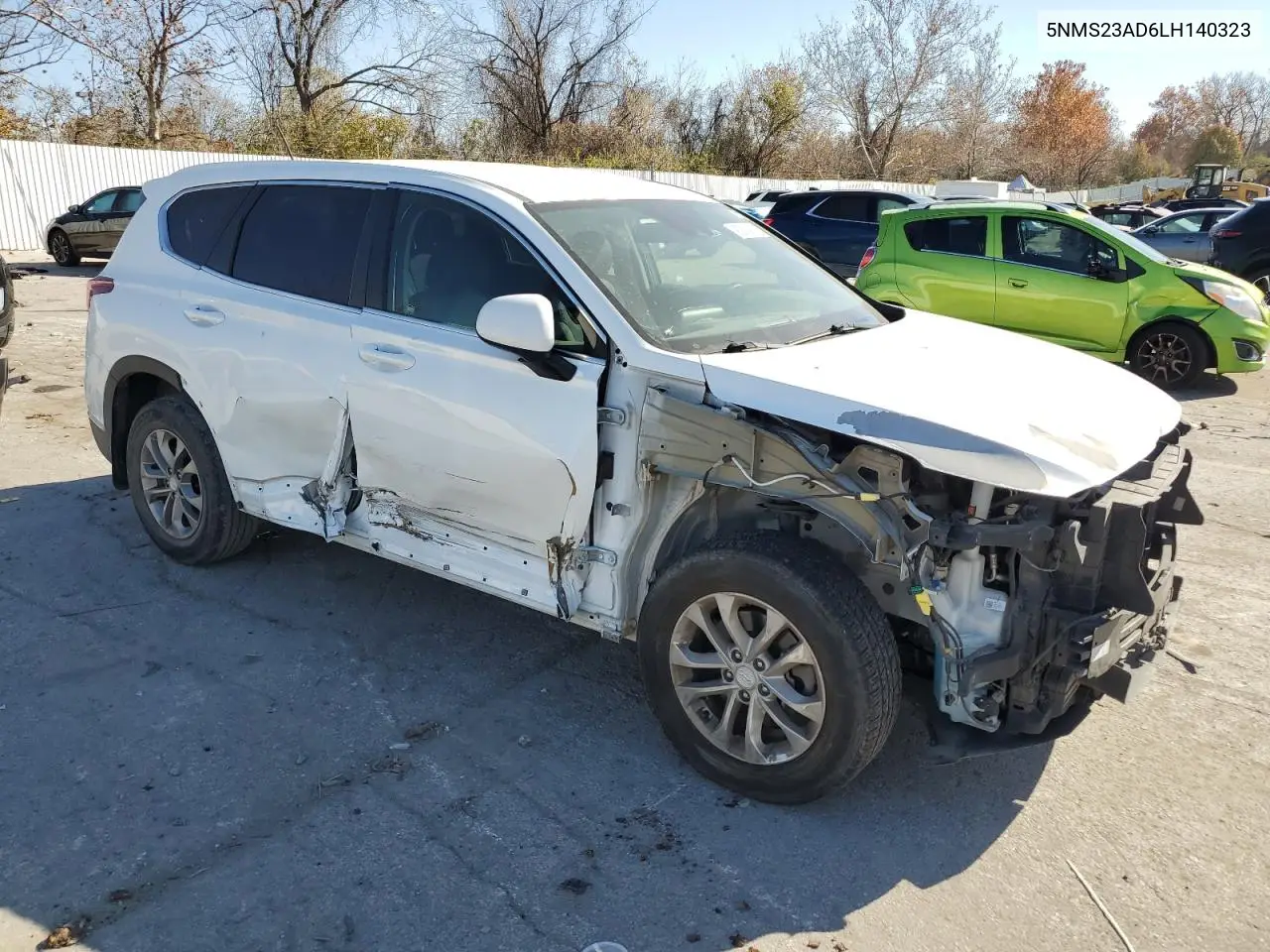 5NMS23AD6LH140323 2020 Hyundai Santa Fe Se