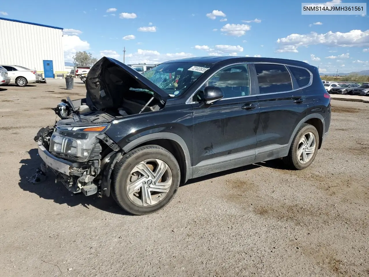5NMS14AJ9MH361561 2021 Hyundai Santa Fe Se