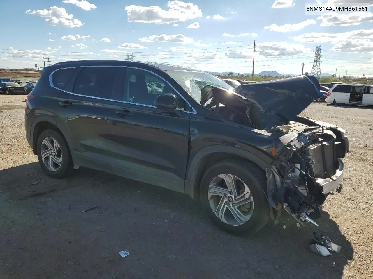 5NMS14AJ9MH361561 2021 Hyundai Santa Fe Se