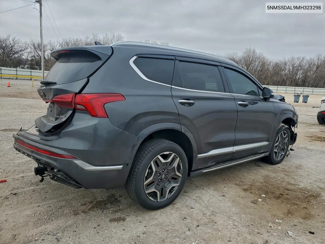 5NMS5DAL9MH323298 2021 Hyundai Santa Fe Calligraphy