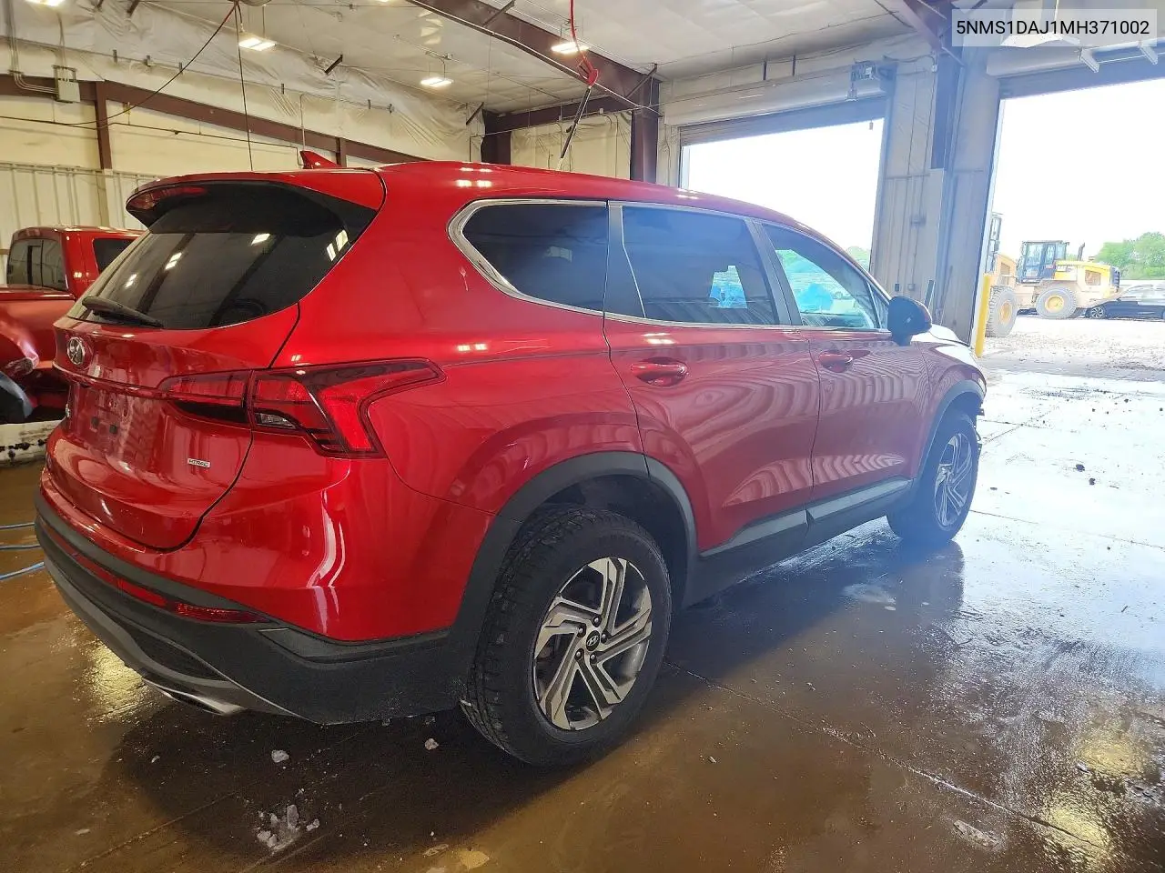 2021 Hyundai Santa Fe Se VIN: 5NMS1DAJ1MH371002 Lot: 56733646